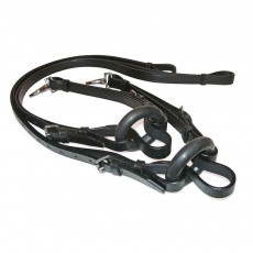 JHL Leather Side Reins (Black) JHL Leather Side Reins (Black)