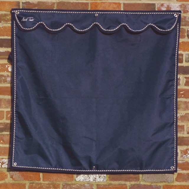 Mark Todd Small Window Drape (Navy & Silver)
