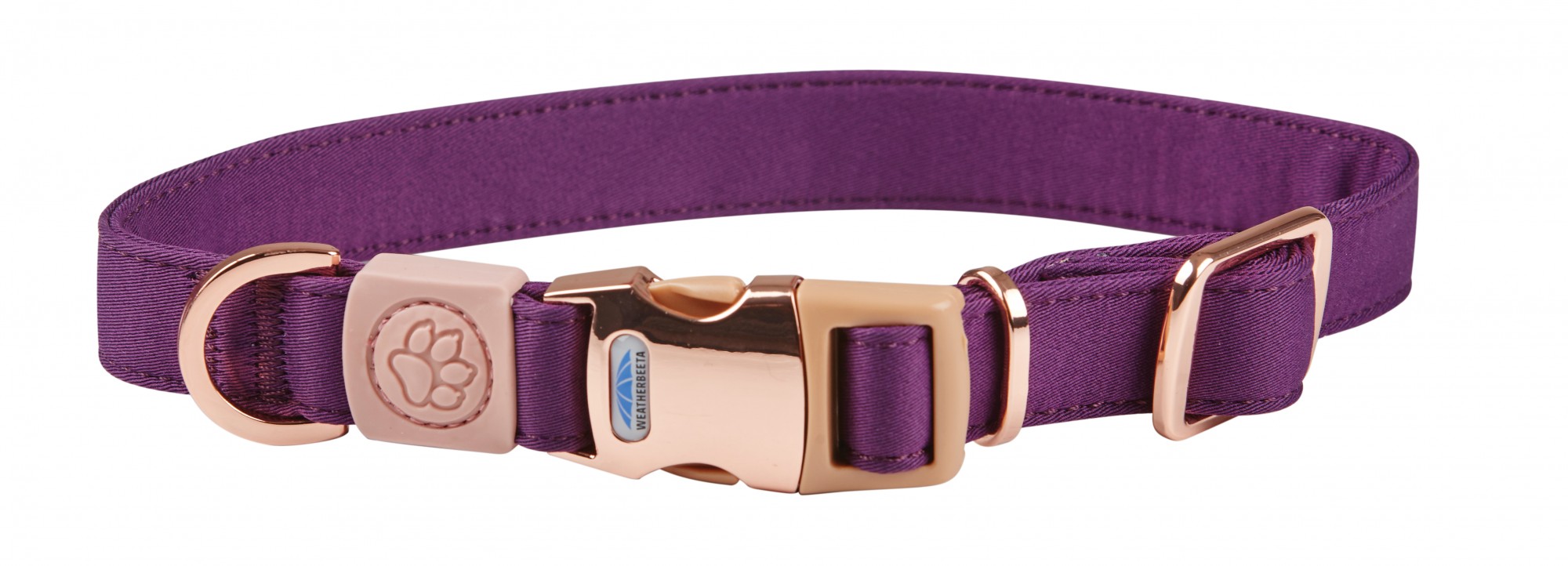 Weatherbeeta Elegance Dog Collar (Purple) Old Dairy Saddlery