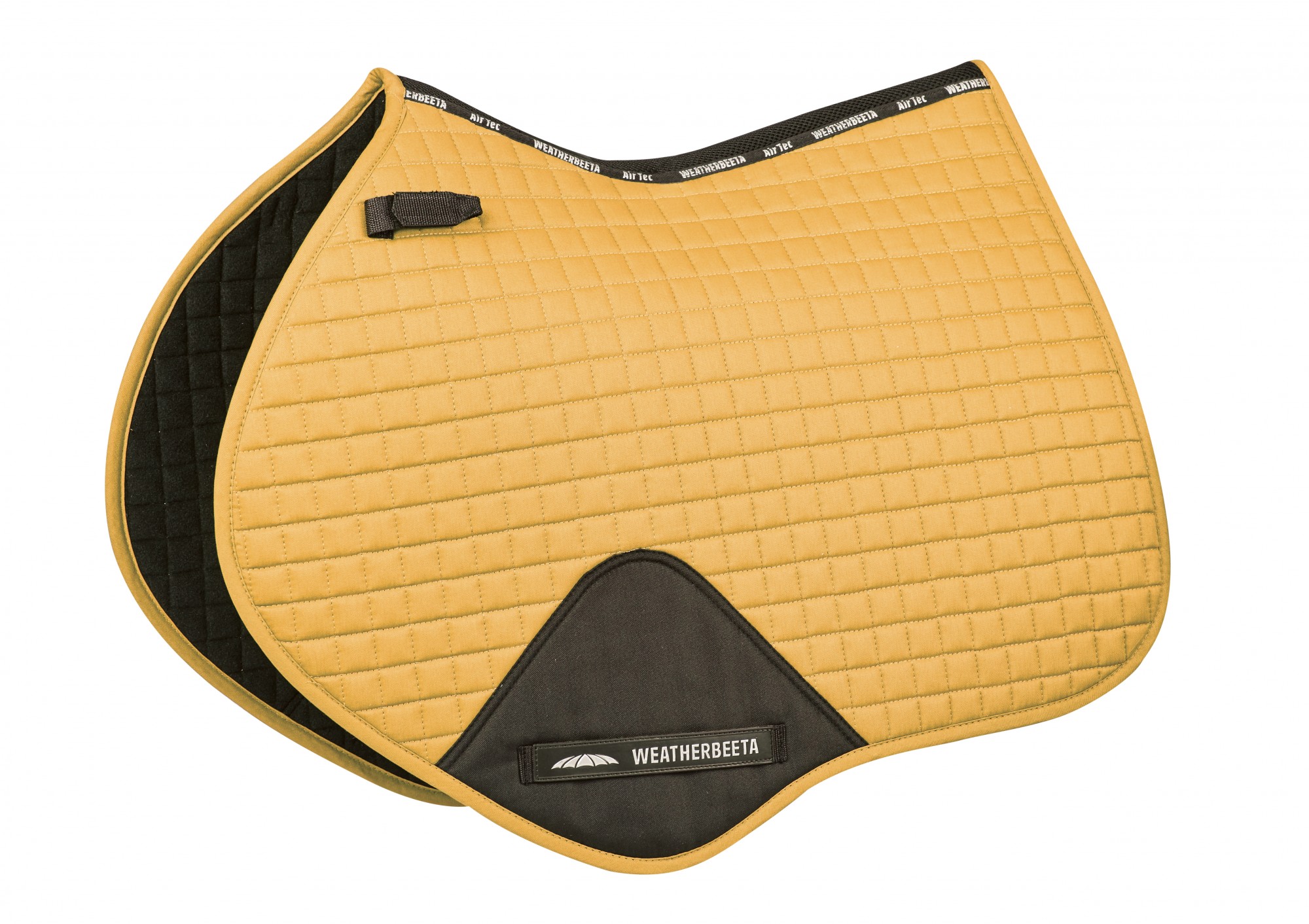 Weatherbeeta Prime Jump Shaped Saddle Pad Mustard Yellow Old