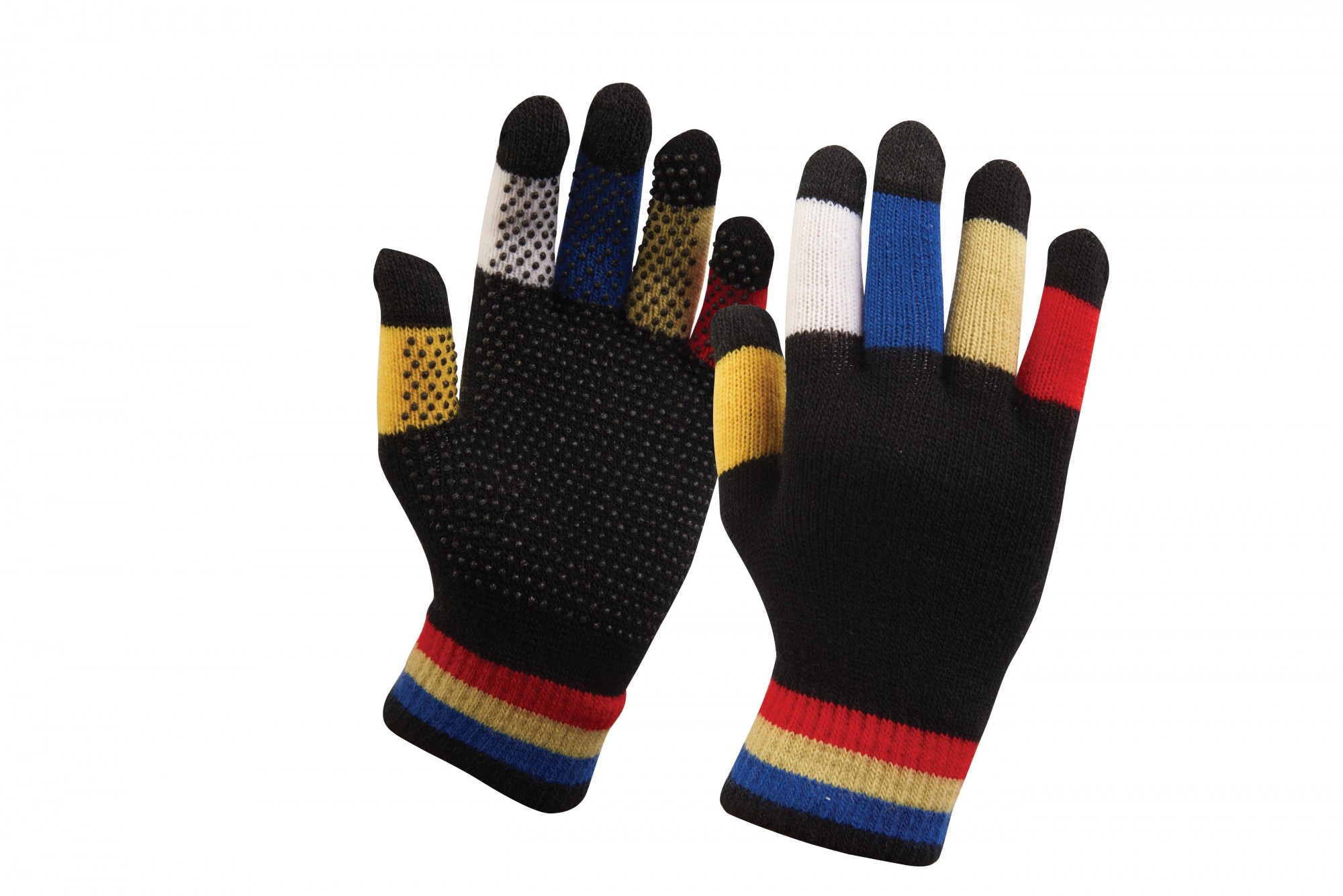 Gants D'Équitation Dublin Magic Grip Pour Enfants - Poignée à Picots - Taille Unique (Noir, Bleu Marine, Violet, Multicolore)