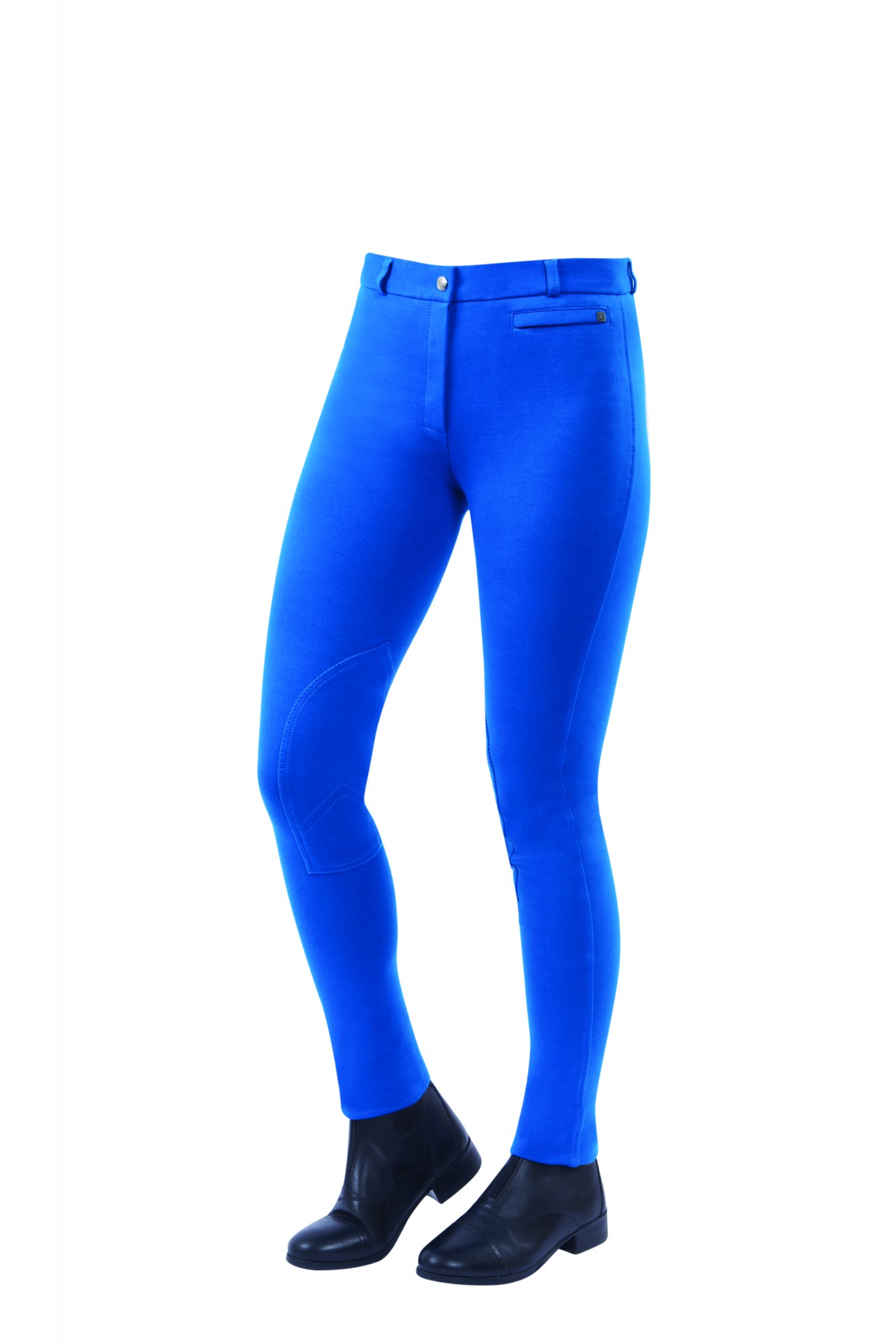 Culotte D'équitation Dover Saddlery Taille 28 Noir, Avec Patchs Genou - Breeches D'occasion
