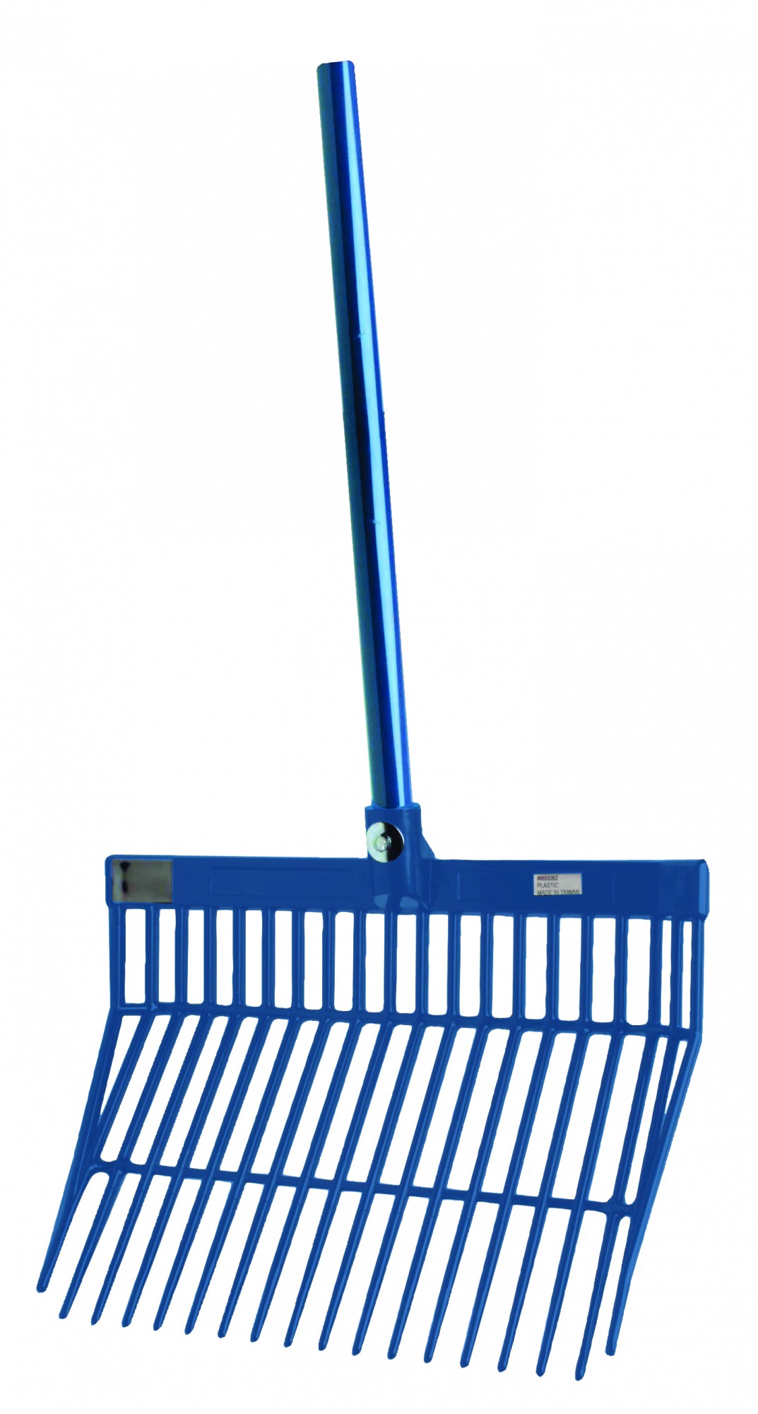 Roma Revolutionary Stable Rake With Handle (Blue) Old Dairy Saddlery