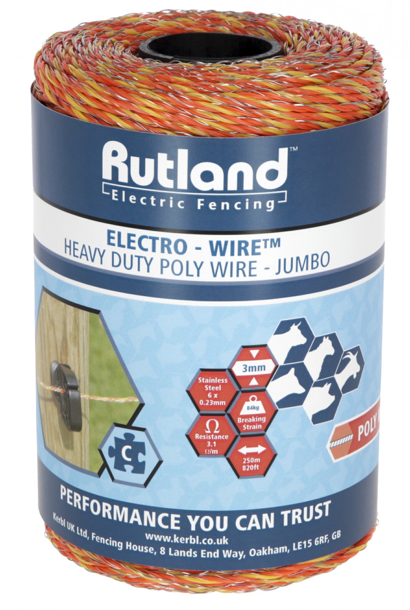 Rutland Jumbo Polywire - Old Dairy Saddlery