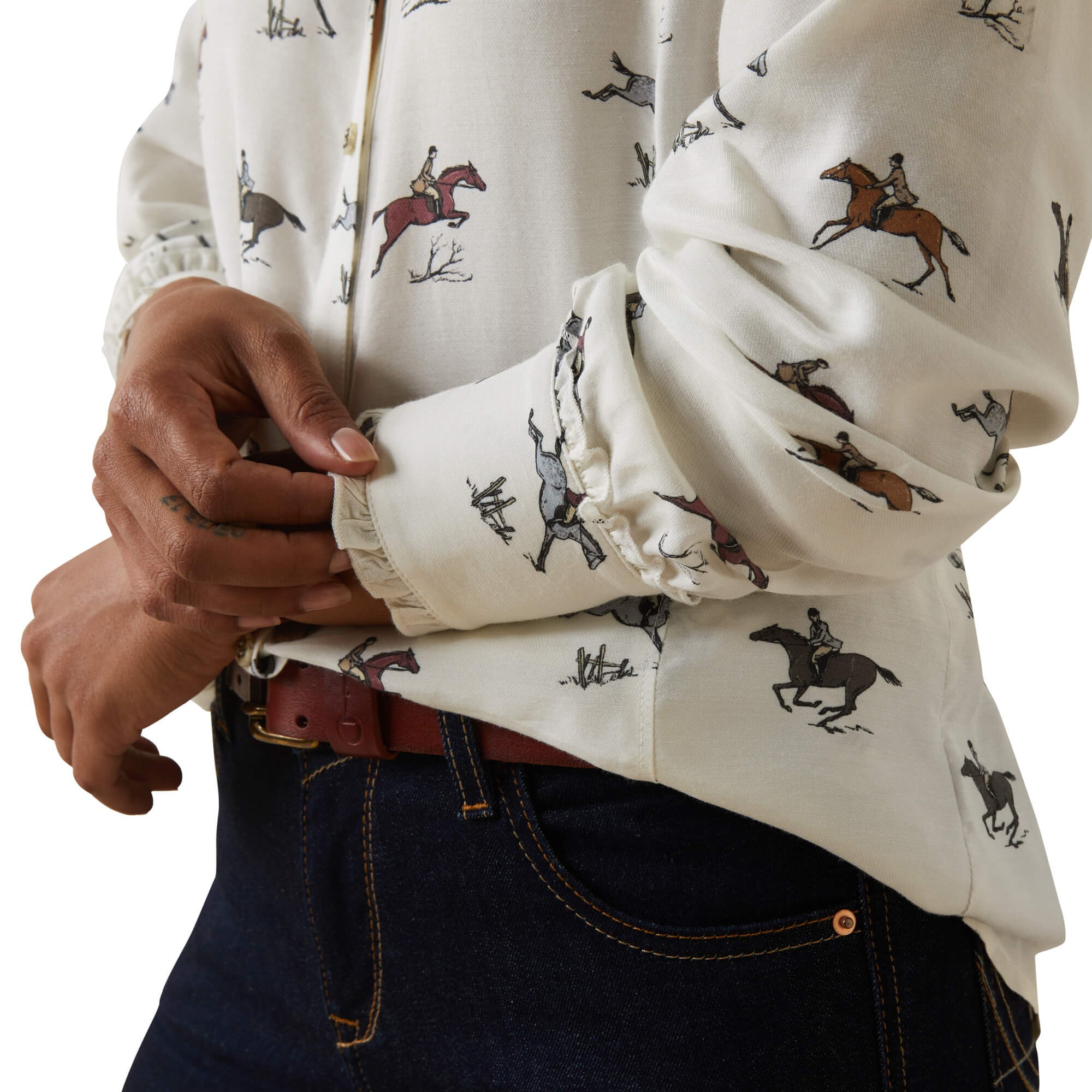 Chemisier chemise manches longues Ariat Clarion XS floral