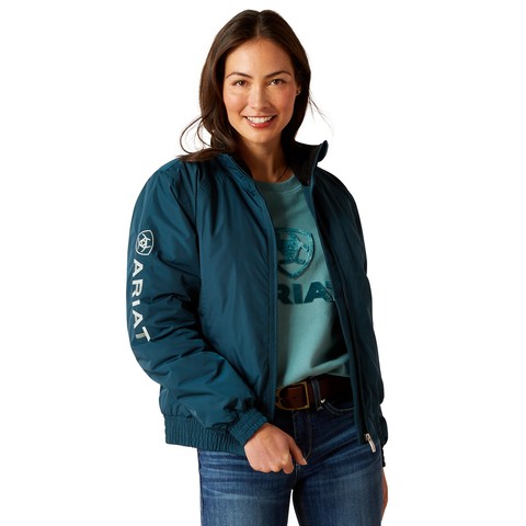 Ariat Womens Insulated Stable Jacket (Reflecting Pond) - Old Dairy Saddlery