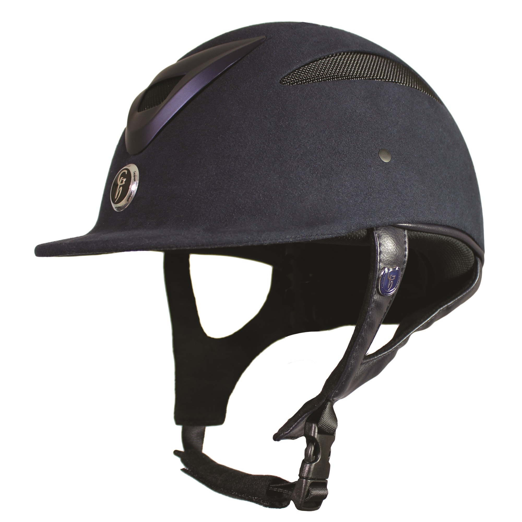 Suedette Navy Gatehouse Conquest MKII Riding Hat Old Dairy Saddlery