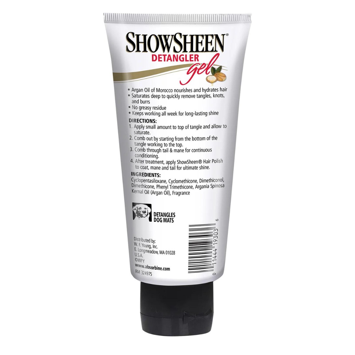 Absorbine Showsheen Detangler Gel (118ml) Old Dairy Saddlery