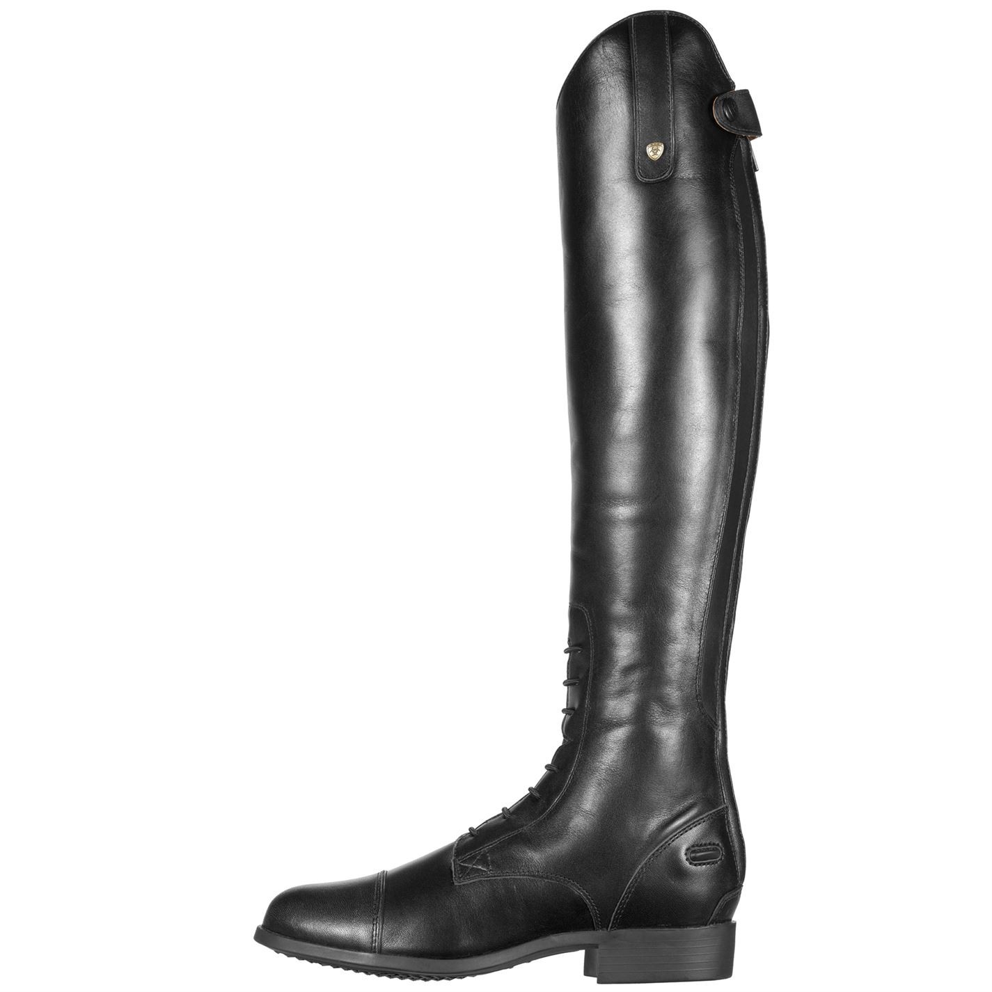 ariat heritage contour field zip long leather riding boot
