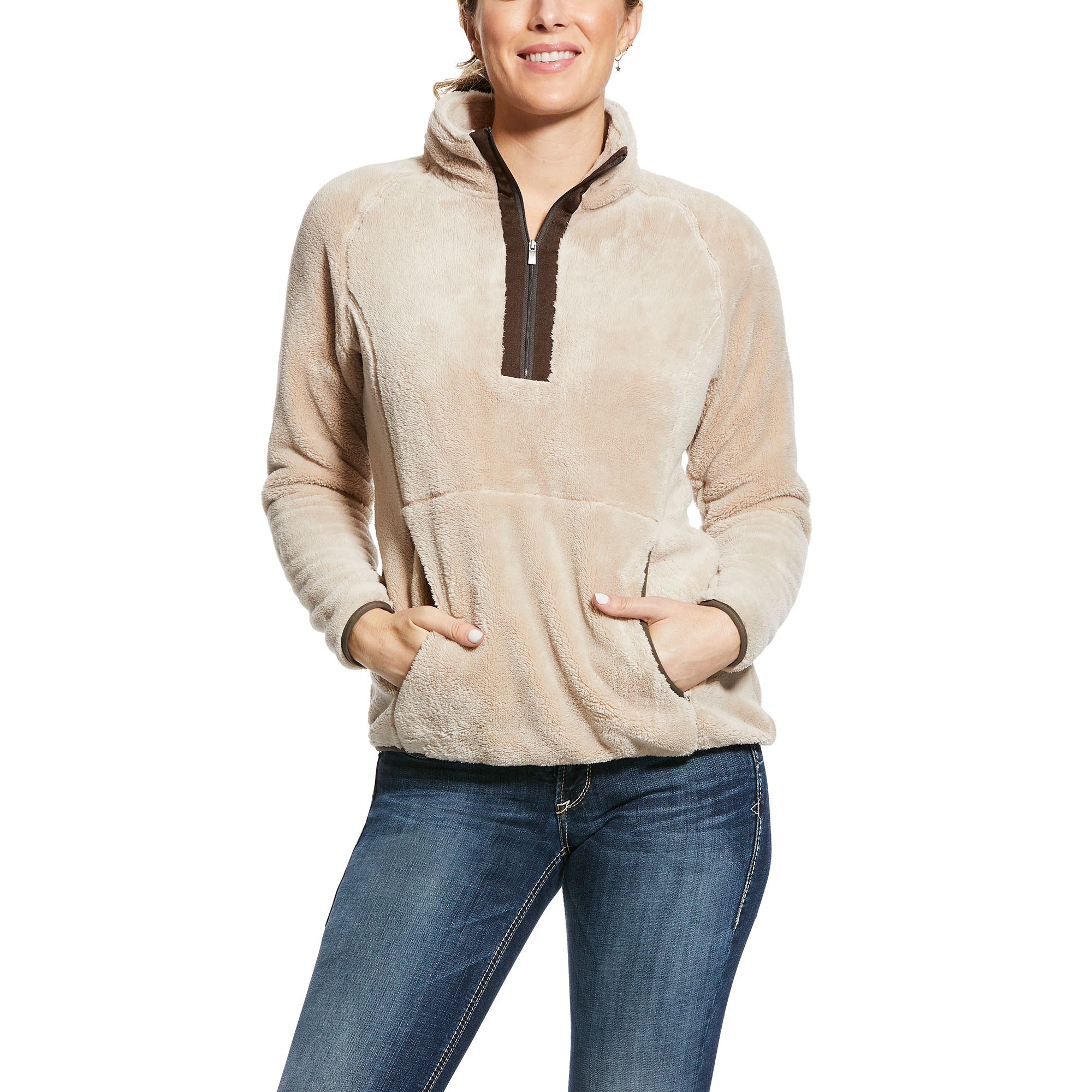 Ariat Women's Dulcet 1/4 Zip Sweatshirt Old Dairy Saddlery