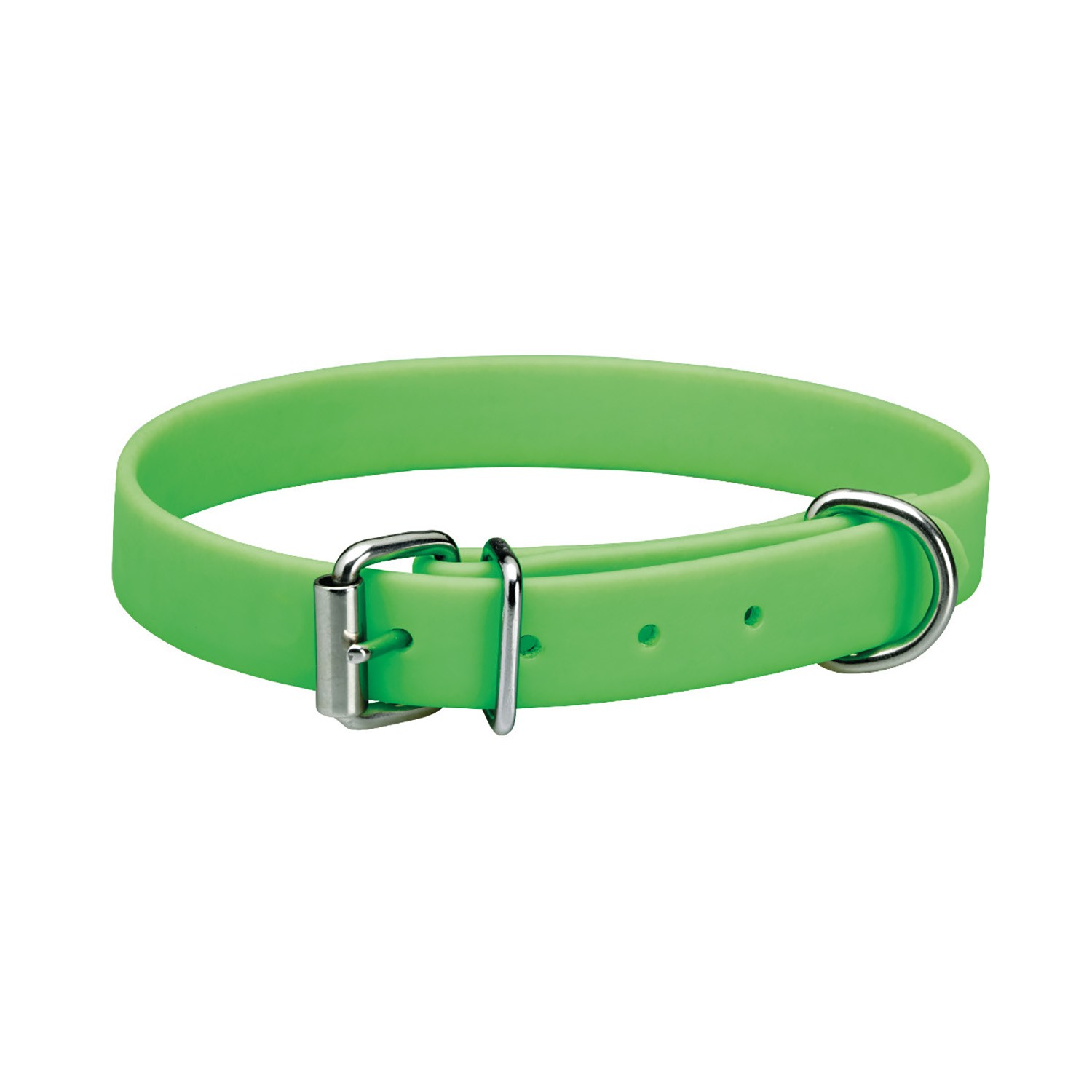 Woofmasta Easy Clean Dog Collar (Neon Green) Old Dairy Saddlery
