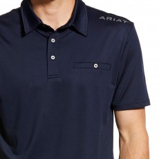 Ariat Men's Norco Short Sleeve Polo Navy