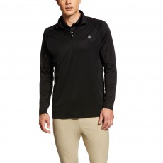 Ariat Men's Sunstopper 1/4 Zip Baselayer (Black)