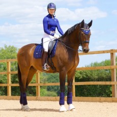*OUTLET* Woof Wear Vision Dressage Saddle Cloth (Navy)