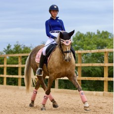 *OUTLET* Woof Wear Vision Dressage Saddle Cloth (Rose Gold)