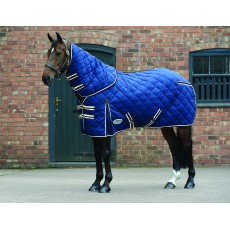 Weatherbeeta ComfiTec Diamond Stable Rug Detach Neck 220g Medium (Blue/Charcoal)