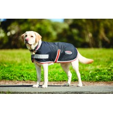 Weatherbeeta Comfitec 1200d Therapy-Tec Dog Coat (Black/Silver/Red)