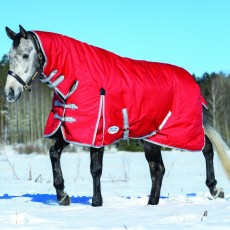 Weatherbeeta ComfiTec Classic Turnout Combo 220g Medium (Red/Silver/Navy)