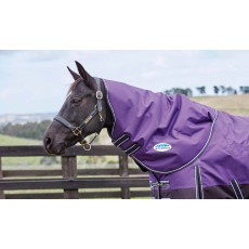 Weatherbeeta ComfiTec - Plus Dynamic Turnout - Neck Cover - Med/Lite (Purple/Black)