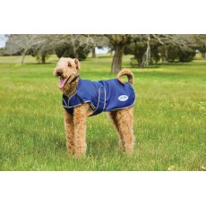 Weatherbeeta Comfitec Premier Free Duo Deluxe Parka Dog Coat  (Dark Blue/Grey/White)