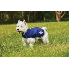 Weatherbeeta Comfitec Premier Free Parka Dog Coat Medium (Dark Blue/Grey/White)