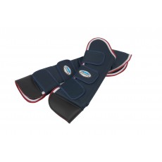 Weatherbeeta Deluxe Travel Boots (Navy/Red/White)