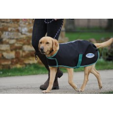 Weatherbeeta Green-Tec - 900D Dog Coat - Lite Plus (Black/Bottle Green)