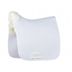 Weatherbeeta Merino High Wither Dressage Saddle Pad (White)