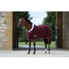 Weatherbeeta Sherpa Fleece Cooler Standard Neck (Maroon/White)