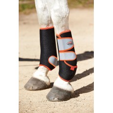Weatherbeeta Therapy-Tec Sports Boots (Black/Silver/Red)