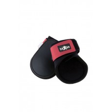 Saxon Contoured Fetlock Boots (Black/Pink)