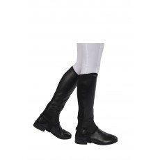 Saxon Equileather Half Chaps (Black)