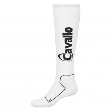 Cavallo (Ex Display) Unisex Functional Long Socks (White/Graphite)