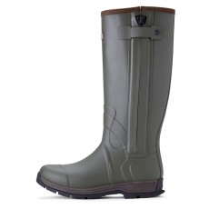 Ariat Men's Burford Insulated Zip Wellington Boots (Olive Green)