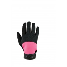 Dublin Adult's Cross Country Riding Gloves II (Black/Pink)