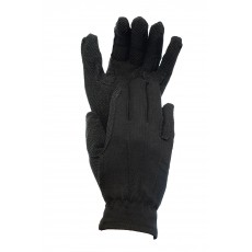Dublin Adult's Everyday Deluxe Track Riding Gloves (Black)