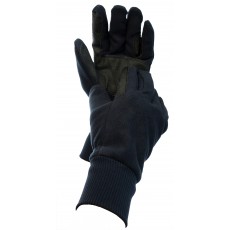 Dublin Adult's Everyday Showerproof Polar Fleece Riding Gloves (Navy)