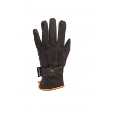 Dublin Adult's Leather Thinsulate Winter Riding Gloves (Black)