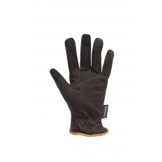 Dublin Adult's Leather Thinsulate Winter Riding Gloves (Brown)