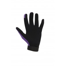 Dublin Adult's Meshback Riding Gloves (Purple)