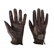 Dublin Adults Show Riding Gloves (Dark Brown)