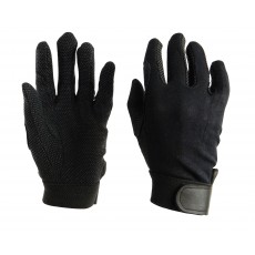 Dublin Adult's Track Riding Gloves (Black)