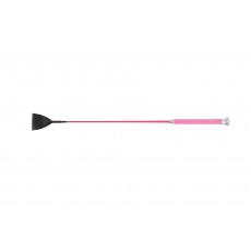 Dublin Crop With Gel Handle (Hot Pink/Grey)