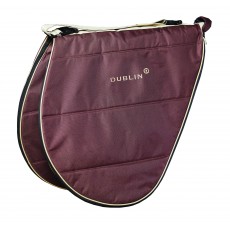 Dublin Imperial Saddle Bag (Chocolate/Cream)