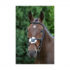 Hy Mexican Grackle Bridle with Rubber Reins