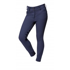 Dublin Child's Prime Gel Knee Patch Breeches (Navy)