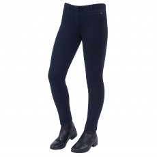 Dublin Child's Supa-Fit Pull On Knee Patch Jodhpurs (Navy)