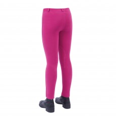 Dublin Child's Supa-Fit Pull On Knee Patch Jodhpurs (Pink)