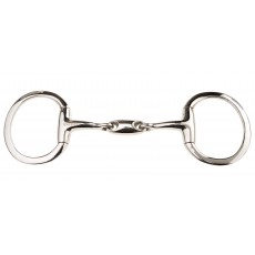 JP Korsteel Stainless Steel Oval Link Eggbutt Snaffle Bit