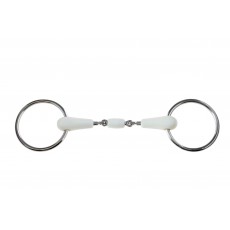 Korsteel Flexi Loose Ring Oval Link Snaffle Bit (Ivory)